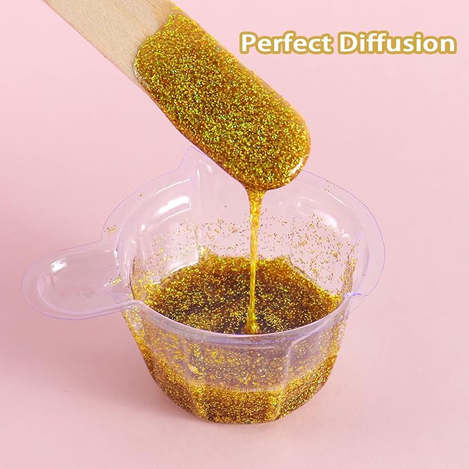 Renfio Holographic Ultra Fine Glitter Powder Metallic Resin Glitter 2.11 Oz - Image 7