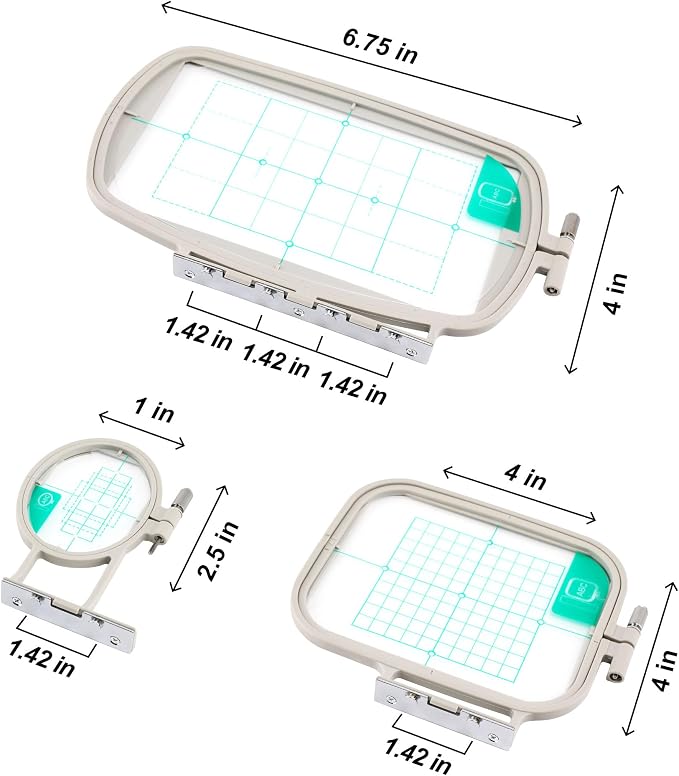 Sew Tech Embroidery Hoops for Brother SE700 PE535 SE600 PE545 SE400 PE570 SE725 - Image 3