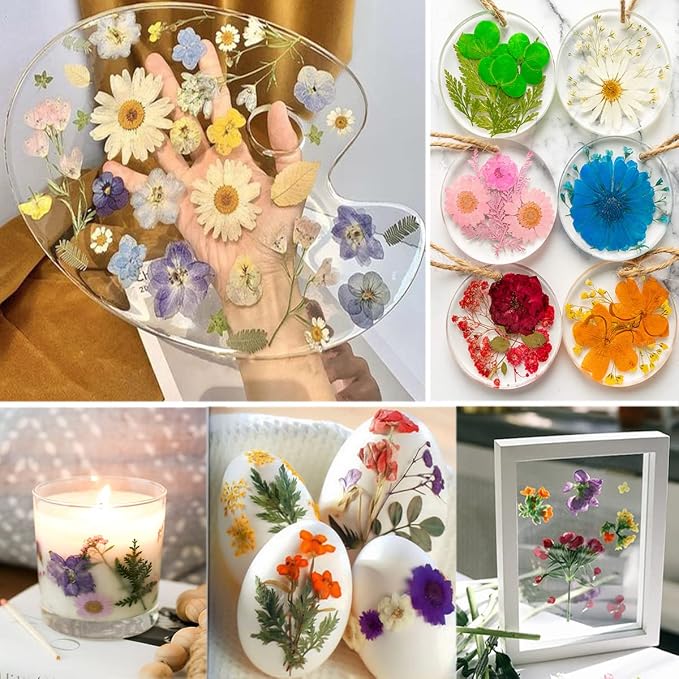 26pcs Dried Pressed Flowers for Resin Molds, YouthBro Real Natural Pressed - Image 5