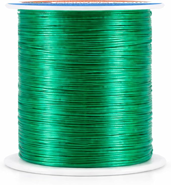 Mandala Crafts 20 Gauge Kelly Green Anodized Aluminum Craft Wire, 100 FT | - Image 2