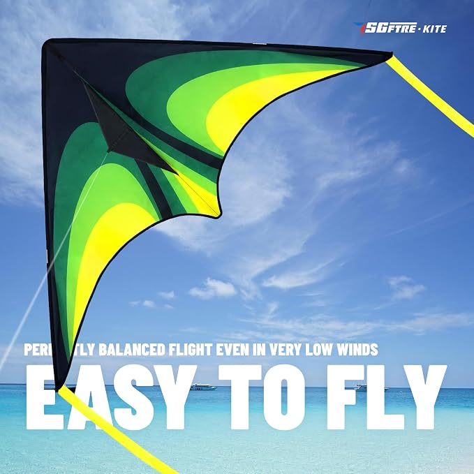 Delta Kite Set for Kids and Adults, Extremely Easy to Launch for Beginners - Image 6