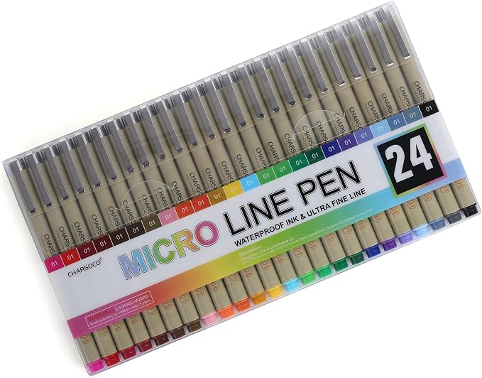 01 Micro Pen, Waterproof Archival Ink, 0.25mm Fineliner Ink Pens - Image 7