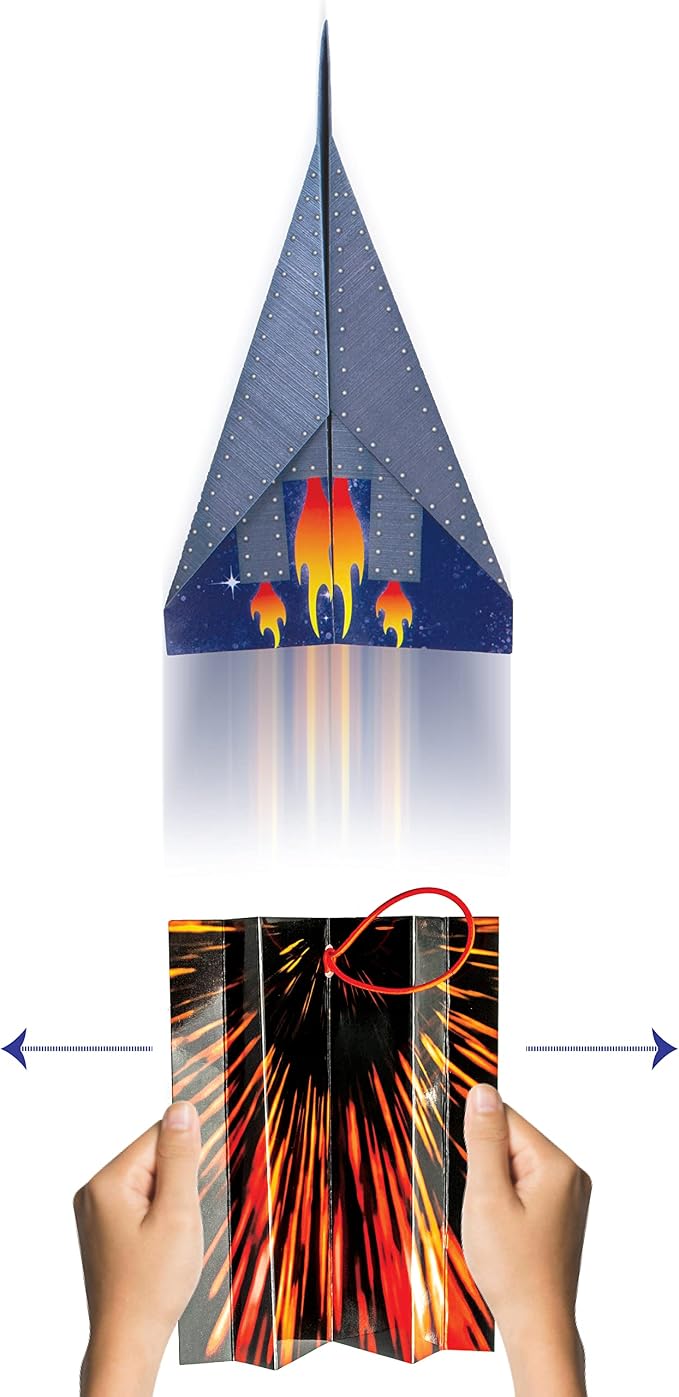 Creativity for Kids Stunt Squadron Fold & Launch Paper Airplanes: Create 80 - Image 9