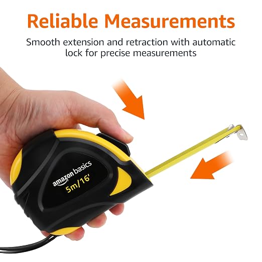 Amazon Basics Self-Locking Tape Measure - Image 3