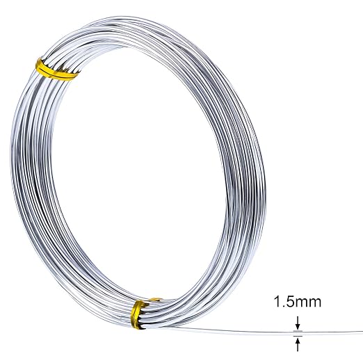 TecUnite Aluminum Craft Wire for Sculpting Armature Bendable Craft Wire for DIY - Image 2