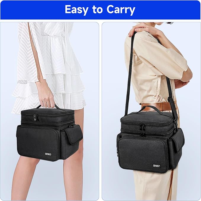 LEFOR·Z Sewing Supplies Organizer, Double-Layer Sewing Accessories Storage Bag - Image 6