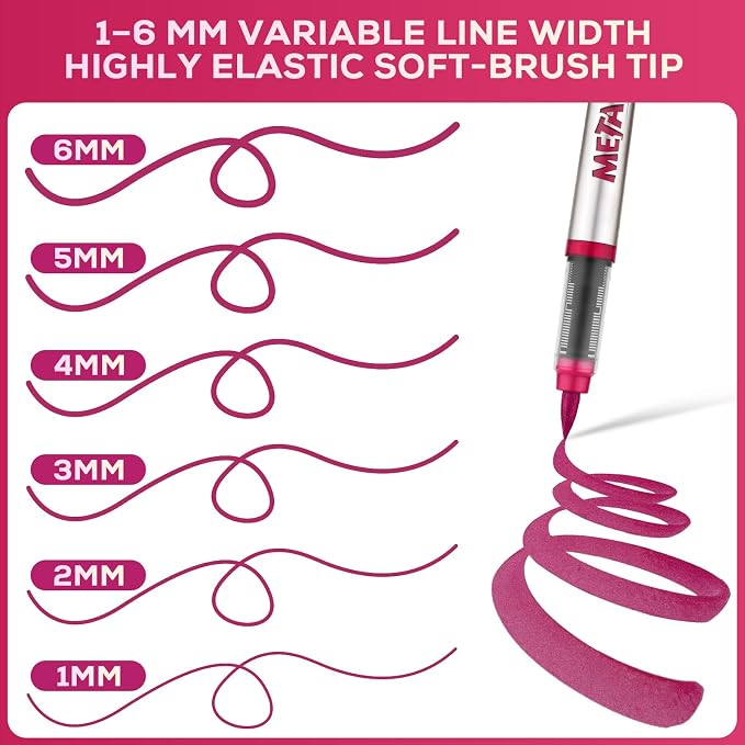 Metallic Acrylic Paint Markers, Fabric Paint, DIY Crafts - Image 2