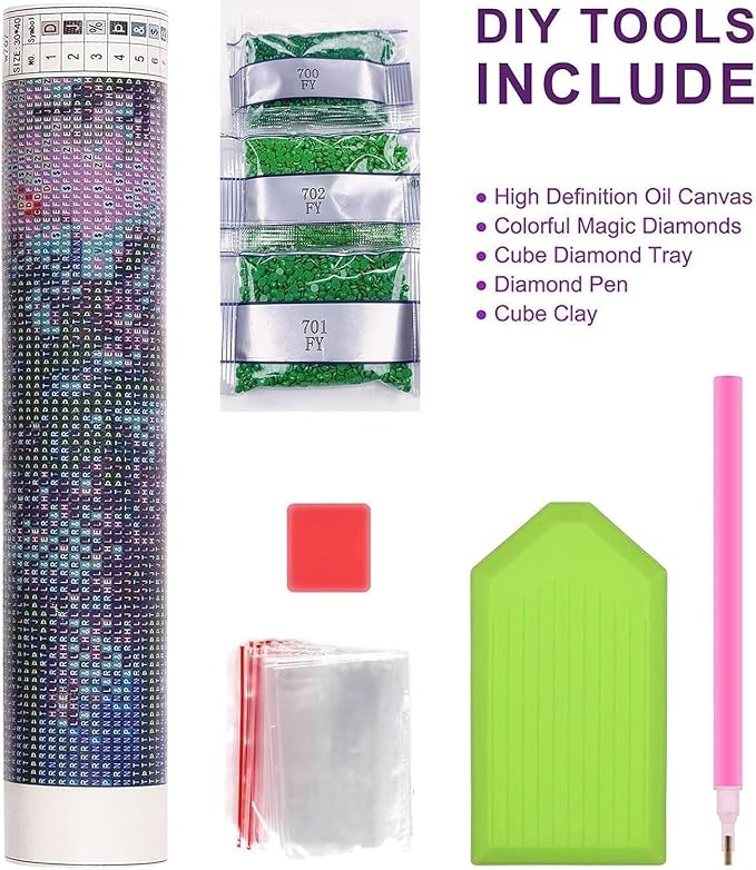 WUDWL Diamond Art Kits for Adults Beginner, Tree of Life DIY Modern Diamond - Image 7