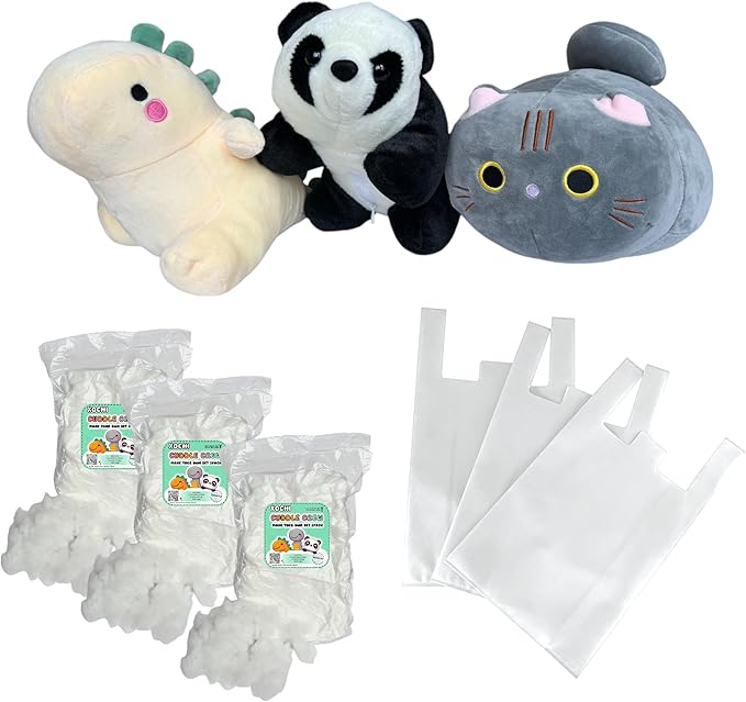 3-Pack 8" Make Your Own Stuffed Animal Kit by Unknown