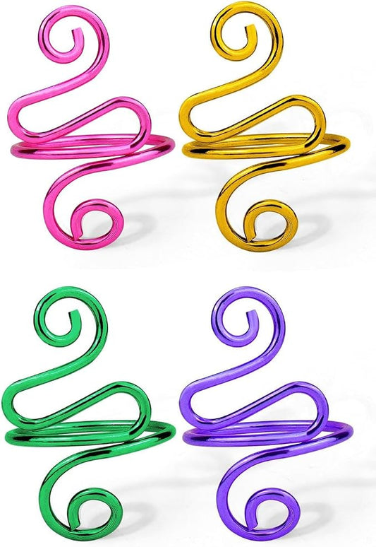 Vodolo 4PCS Gold Adjustable Yarn Tension Ring by Vodolo