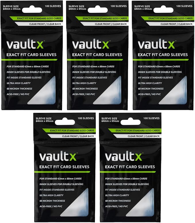 Vault X Exact Fit Sleeves Perfect Inner Sleeves by VaultX