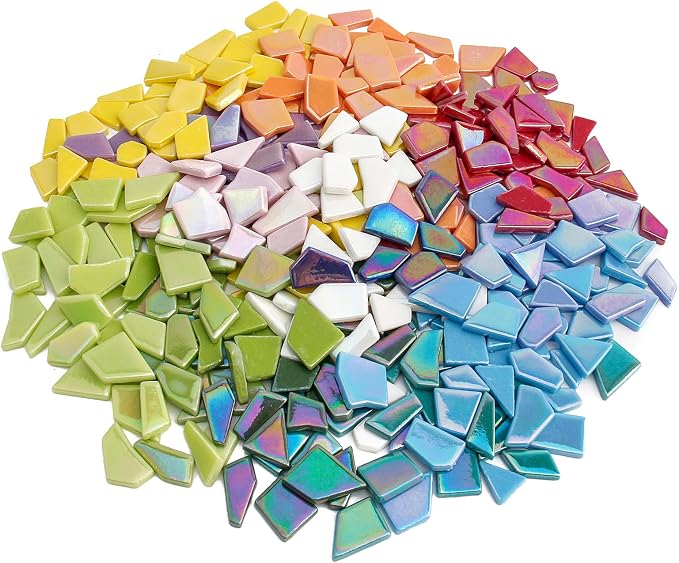 Youway Style Iridescent Glass Mosaic Tiles by YouwayStyle
