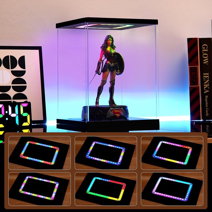 Boxing Glove Display Case with Light - Image 3