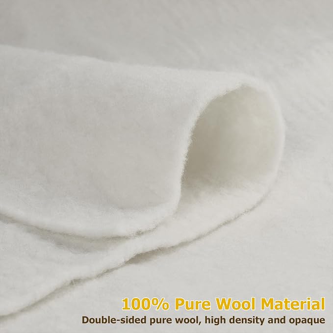 85" x 39" Wool Felt Fabric, Pure Merino Felt Fabric - Image 2