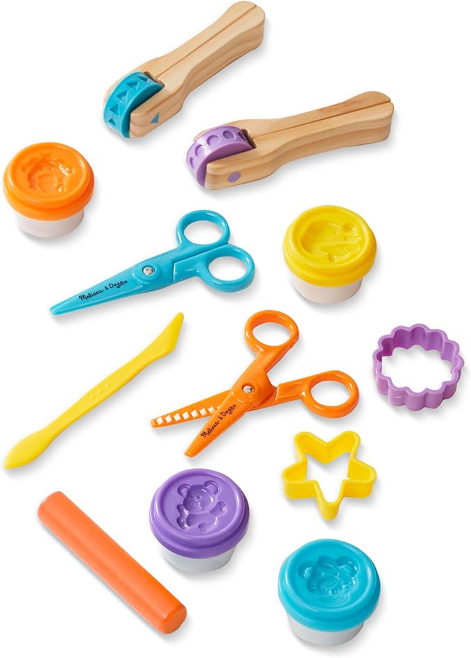 Melissa & Doug Created by Me! Cut, and Roll Modeling Dough Kit - Image 6
