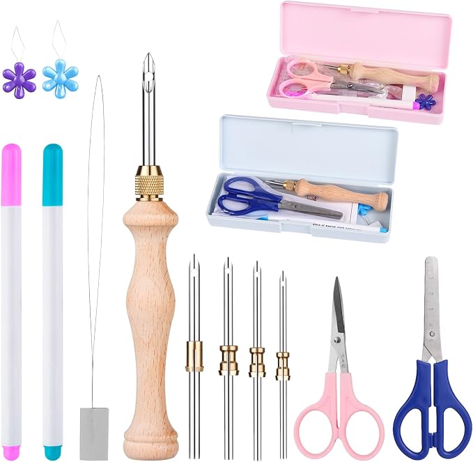 2 Sets of Punch Needle Kit by Unknown