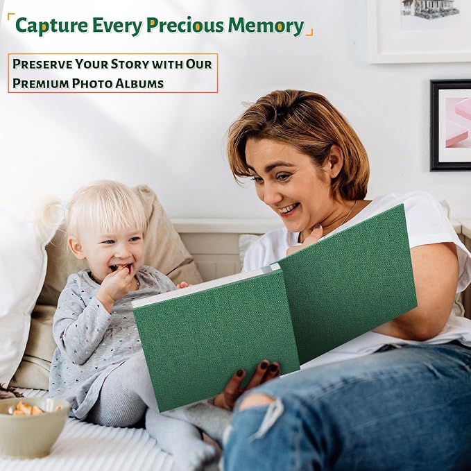 Artfeel Photo Album Self Adhesive Scrapbook, 120 Pages Large Photo Book - Image 6