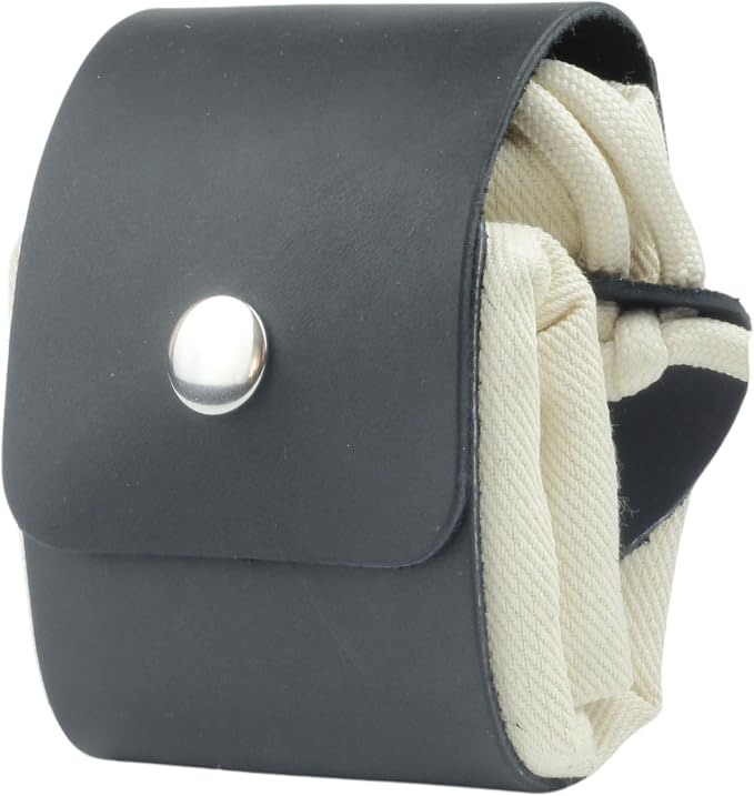 Toprank Leather Foraging Pouch – Collapsible Canvas and Leather Belt Bag by ToprankLeather%C2%AE