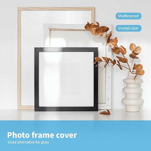 Art3d 5-Pack of 11×14" PET/Plexiglass Sheets, Transparent Clear Flexible - Image 2