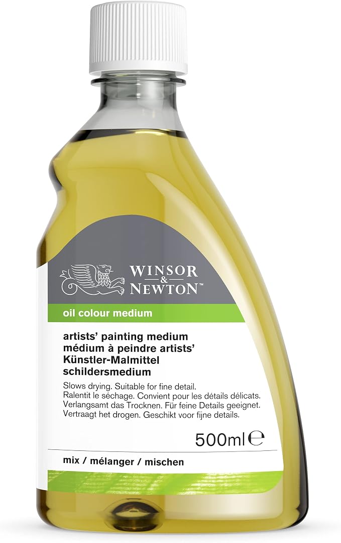 Winsor & Newton Painting Medium, 500ml Bottle - Image 9