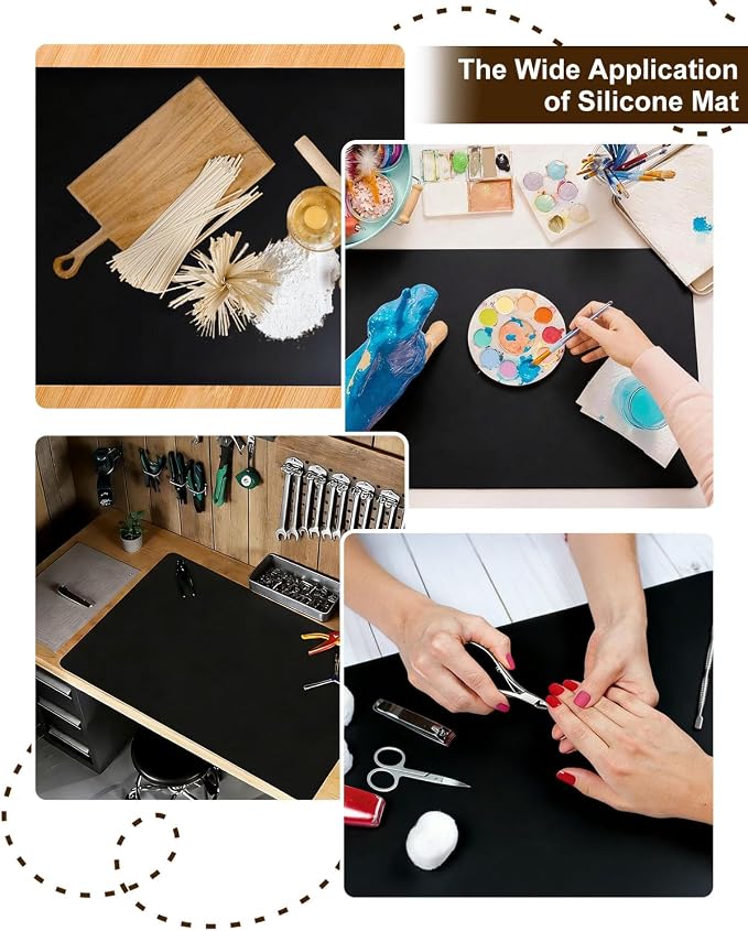 Silicone Mats for Crafts, Silicone Mats for Kitchen Counter, Craft Mat - Image 6