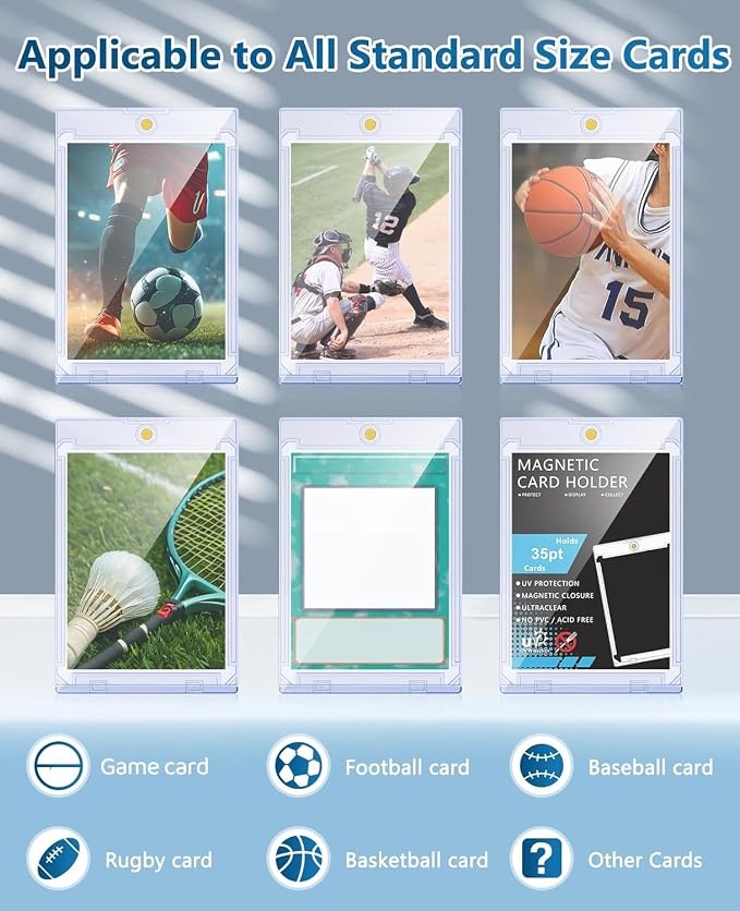 25ct Magnetic Card Holders: 35 pt Magnetic Cards Case - Image 6