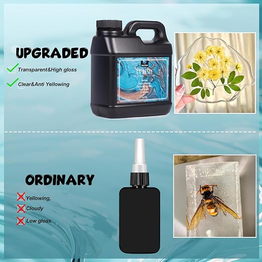 VIDA ROSA 1KG UV Resin Upgraded Kit, Featuring High Gloss, High Hardness - Image 3