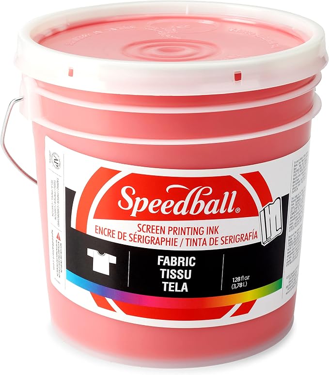 Speedball 046011 Fabric Screen Printing Ink, 128 fl. oz. by SpeedballArt