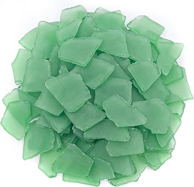 Keedolla 15 Oz Green Sea Glass Pieces by Keedolla