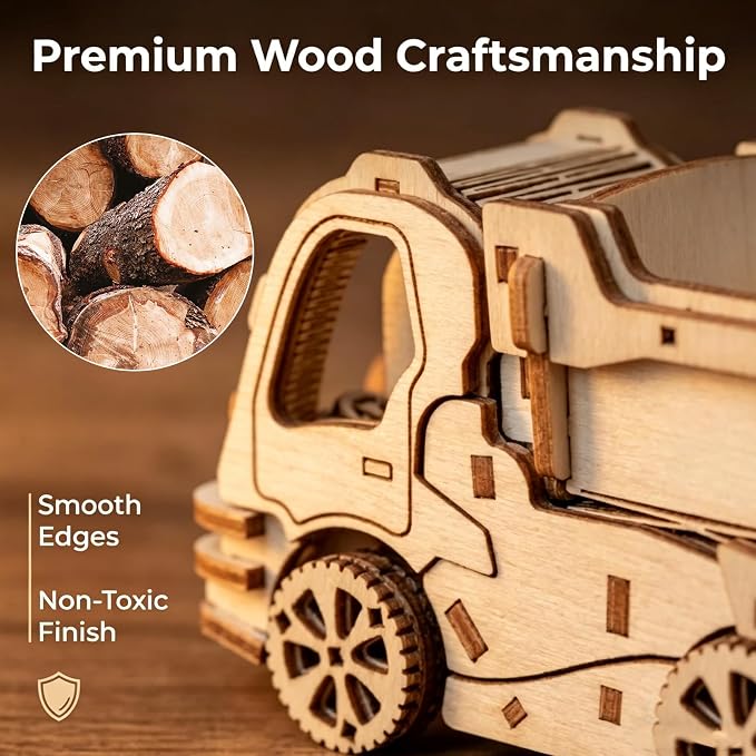 Wooden 3D Puzzle, Creative DIY Model Building Kit - Image 4