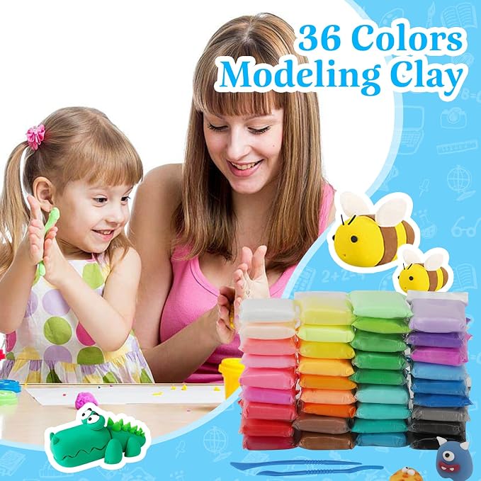 100g Foam Clay, Modeling Clay, Air Dry Ultra Light Clay, Non-Sticky, Ideal Gift - Image 7