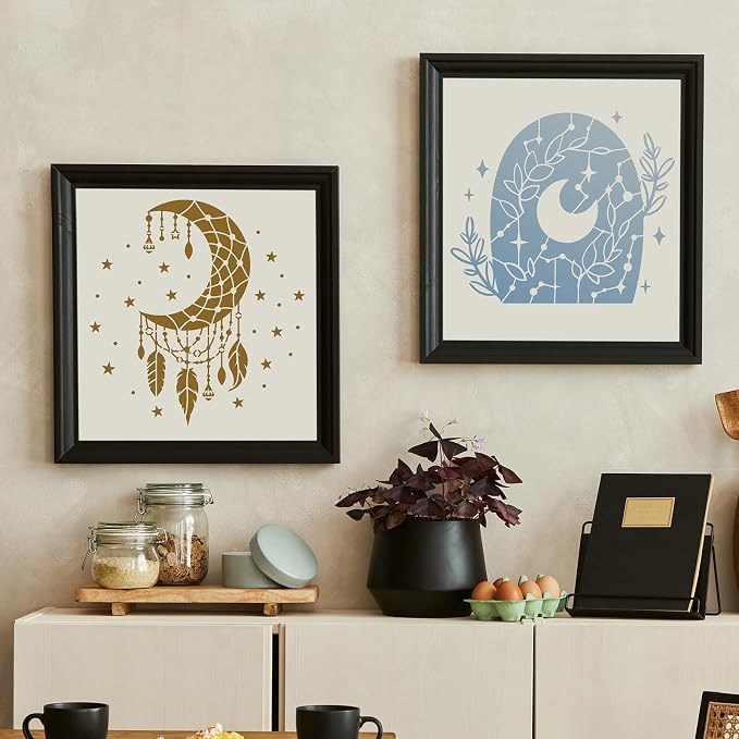 AFRITEE Moon Stencils for Painting on Wood - Image 3