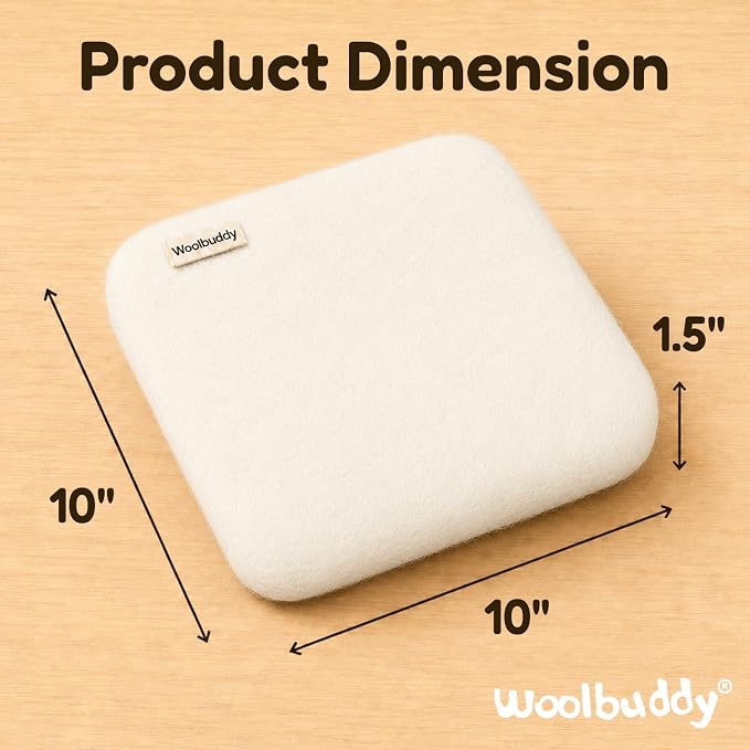 Woolbuddy Wool Felting Pad 10 x 10 x 1.5 Inch, Durable Needle Felting Mat - Image 3