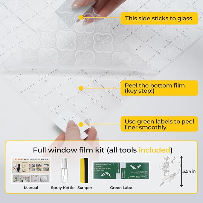 OHTMERU Window Privacy Film Decorative - Image 6
