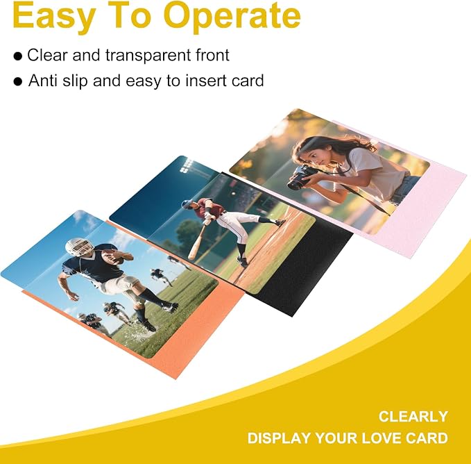 Premium Card Sleeves, 150 Sleeves 2.6''x3.6'' Compatible - Image 4