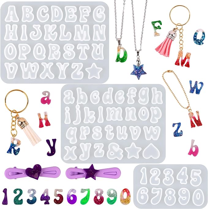 Actvty Mini Alphabet Resin Molds by Actvty