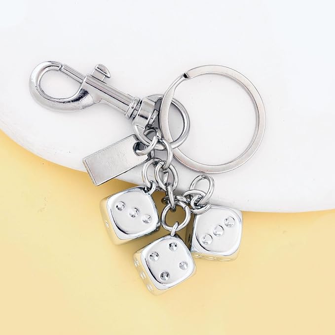 Dice Bag Charms Keychain for Women Men - Image 6