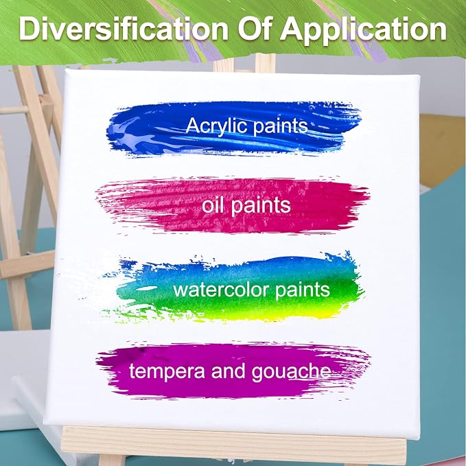 6Packs Mini Stretched Canvases for Painting - Image 6