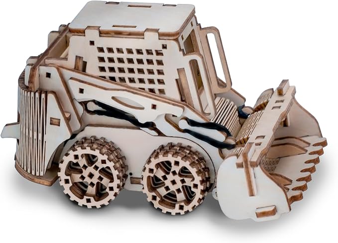 Wooden 3D Puzzle, Creative DIY Model Building Kit by LENAOBEN