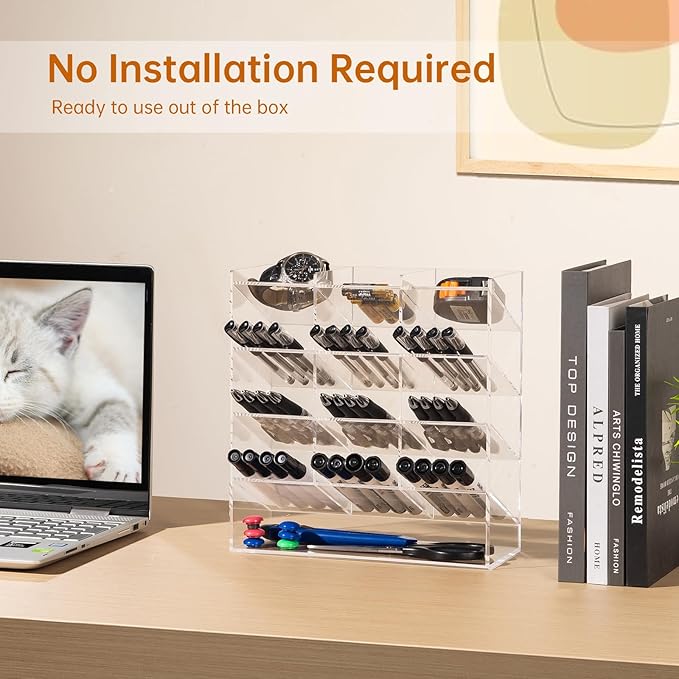 BEYGORM Acrylic Vertical Marker Organizer - Image 4