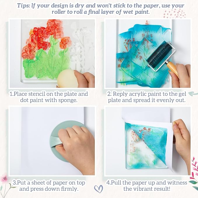 Fuyoooo 12" x 14" Gel Printing Plate Kit - Image 7
