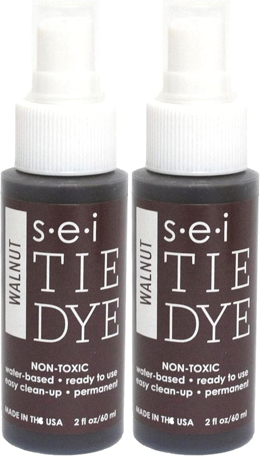 S.E.I. Walnut Tie Dye Spray Bottle: 2oz. Non Toxic Fabric Dye Spray, DIY by SEI
