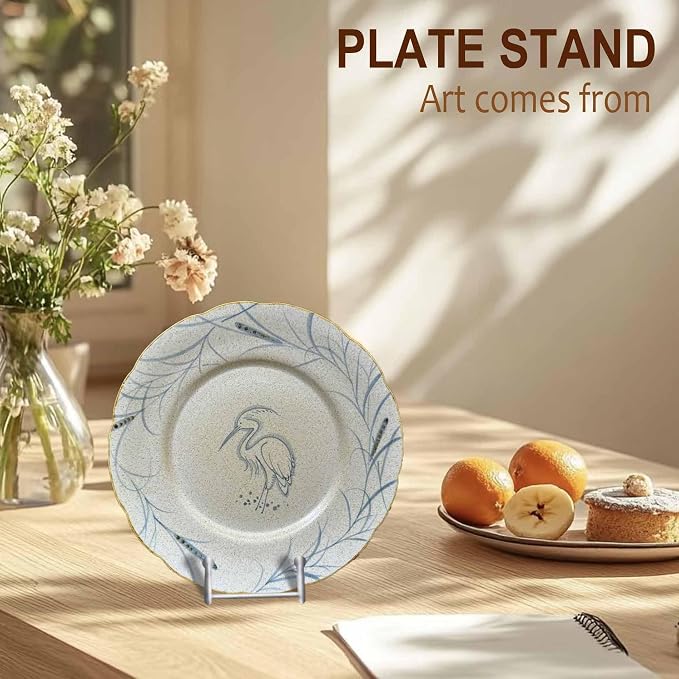 Hoewina Plate Stands for Display, Plate Holder Display Stands, Metal Frame - Image 6