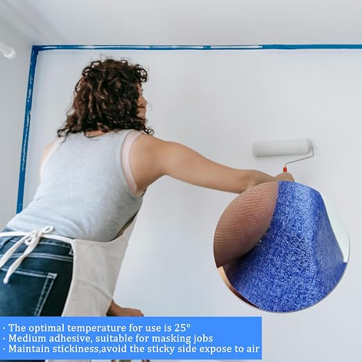 SmaringRobot Blue Masking Tape, Painters Tape, Painting Tape, Original - Image 7