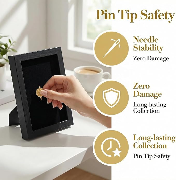 Pin Display Case, Enamel Pin Collection Display - Image 5