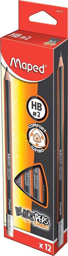 Maped Helix Jumbo Triangular Pencils x12 by MapedHelixUSA