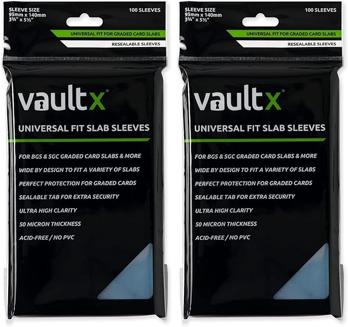 Vault X Graded Trading Card Slab Sleeves, Bags by VaultX