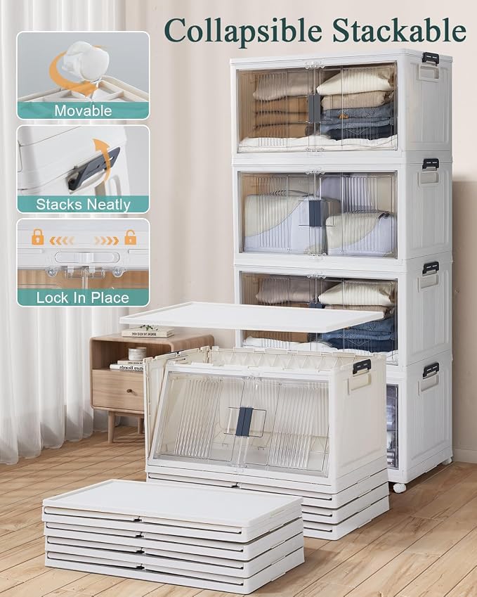 OlarHike 97QT Lockable Stackable Storage Bins - Image 3