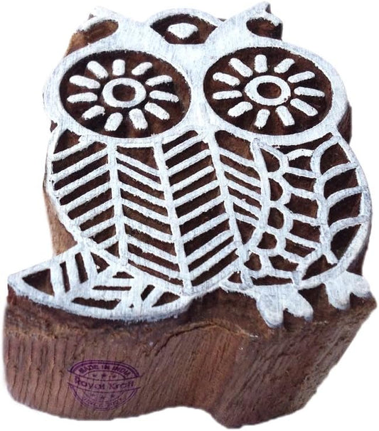 Royal Kraft Wooden Stamps DIY Fabric, Henna Printing Blocks THDtag005 by RoyalKraft