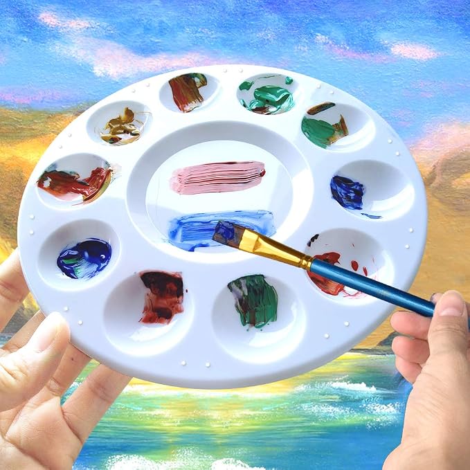 4pcs Paint Tray Palettes, Paint Pallet, Plastic Palette - Image 4